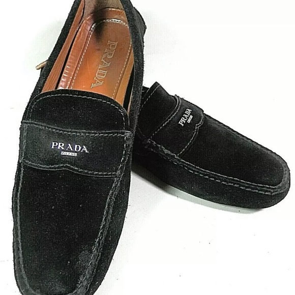 100% pre owned authentic Prada mens shoes